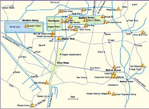 Karte vonAngkor Wat