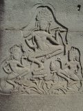 Steinreliefe am Bayon Tempel