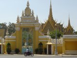 Eingang zum Knigspalast von Phnom Penh