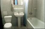 Bathroom with shower/toilet