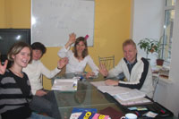 Group classes at Saint-Petersburg Russian school