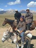 Kyrgiz Nomads on horses