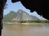 Fahrt zu den Pak Ou Hhlen auf dem Mekong