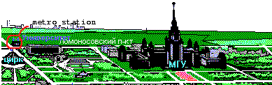 Map of Moscow State University Map of Moscow State University